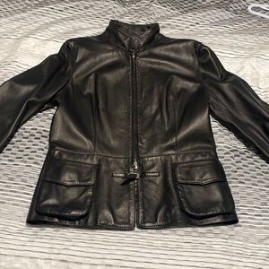 Italy made leather jacket